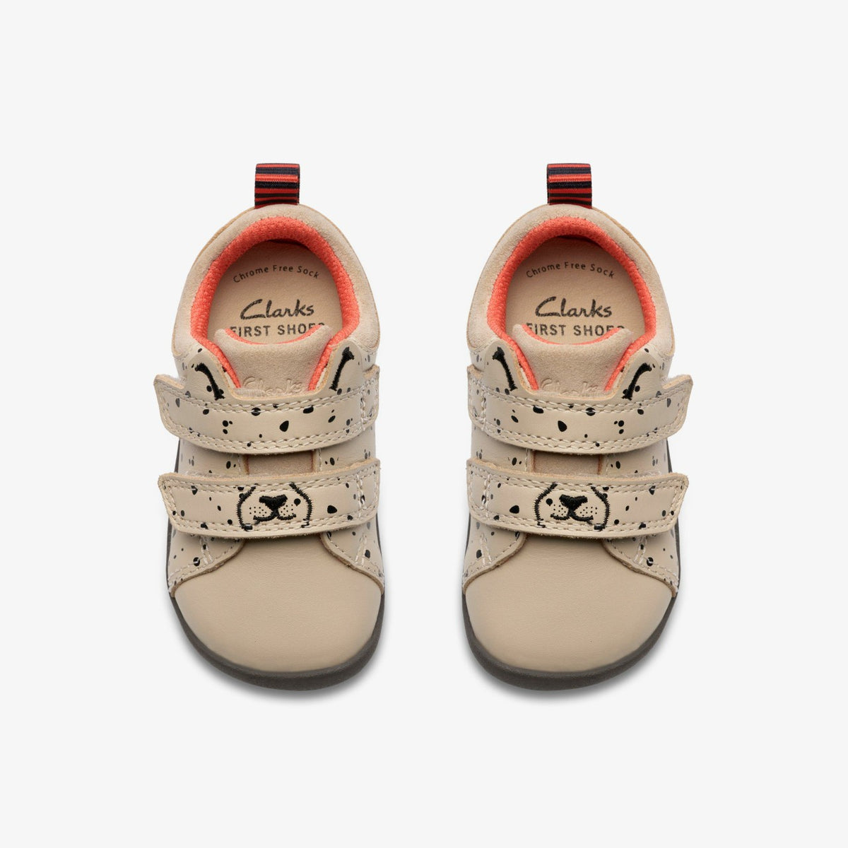 Roamer Wish Toddler Off White Print - Clarks Kids