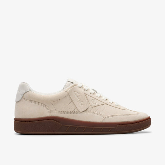 Craft Rally Ace Off White Suede - Clarks Men