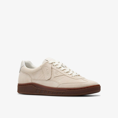 Craft Rally Ace Off White Suede - Clarks Men