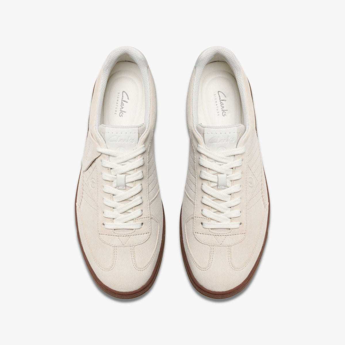 Craft Rally Ace Off White Suede - Clarks Men