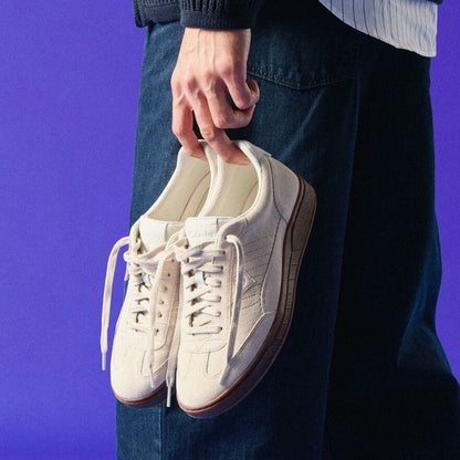 Craft Rally Ace Off White Suede - Clarks Men
