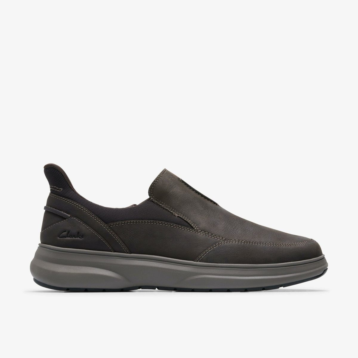 Mullan Step Dark Brown Leather - Clarks Men