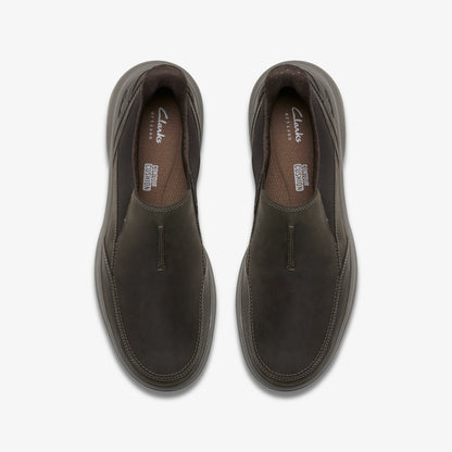 Mullan Step Dark Brown Leather - Clarks Men