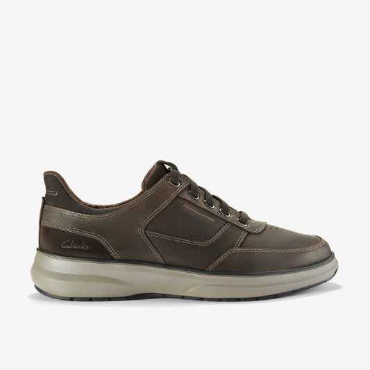 Mullan Easy Dark Brown Leather - Clarks Men