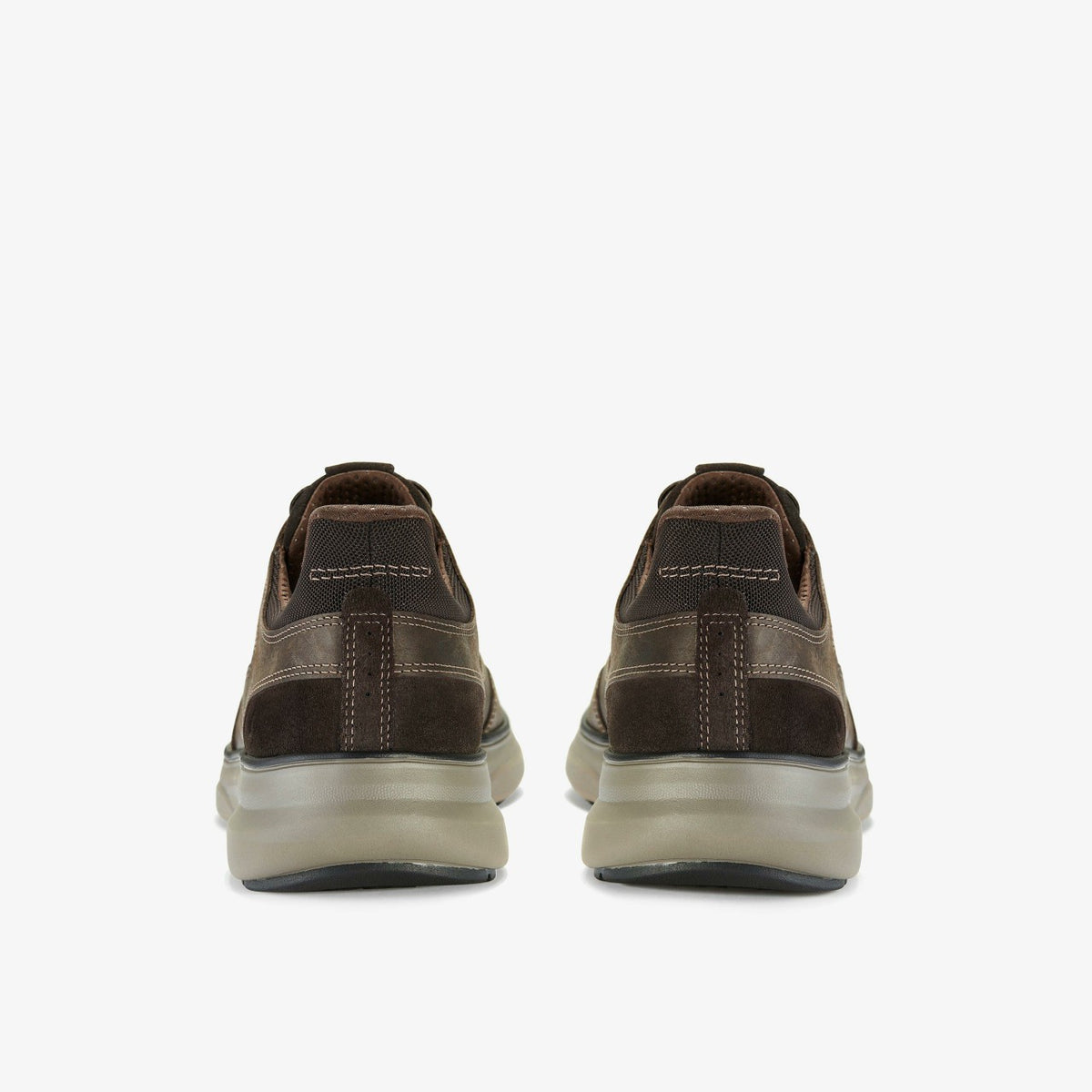 Mullan Easy Dark Brown Leather - Clarks Men