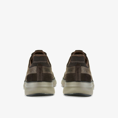 Mullan Easy Dark Brown Leather - Clarks Men