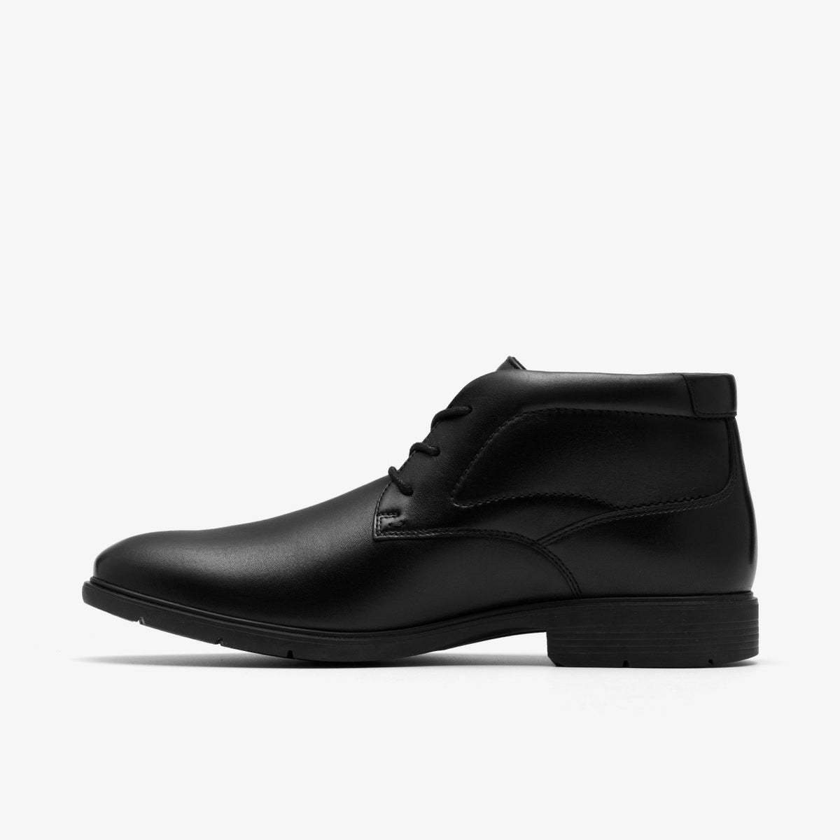 Eldredge Mid Black Leather - Clarks Men