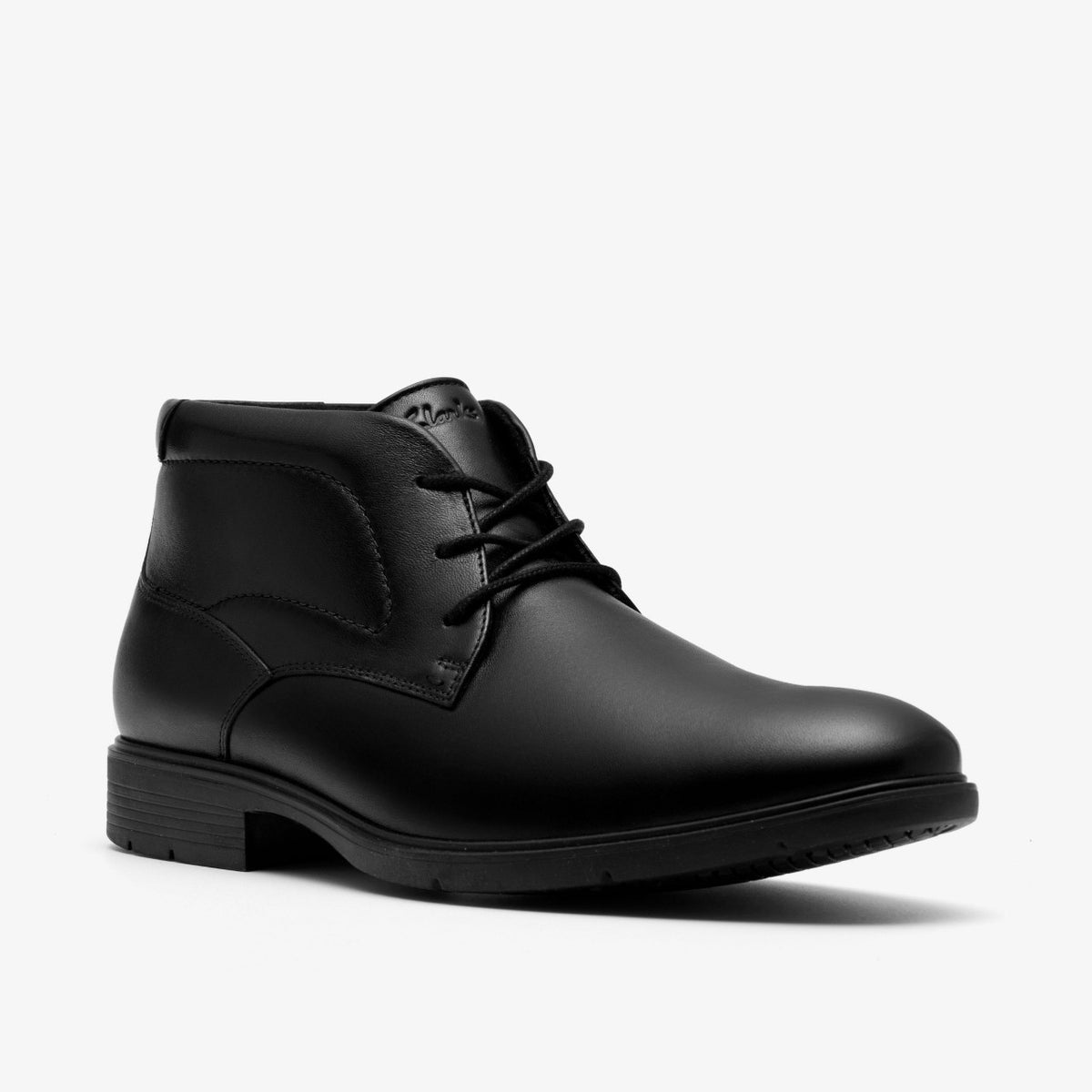 Eldredge Mid Black Leather - Clarks Men