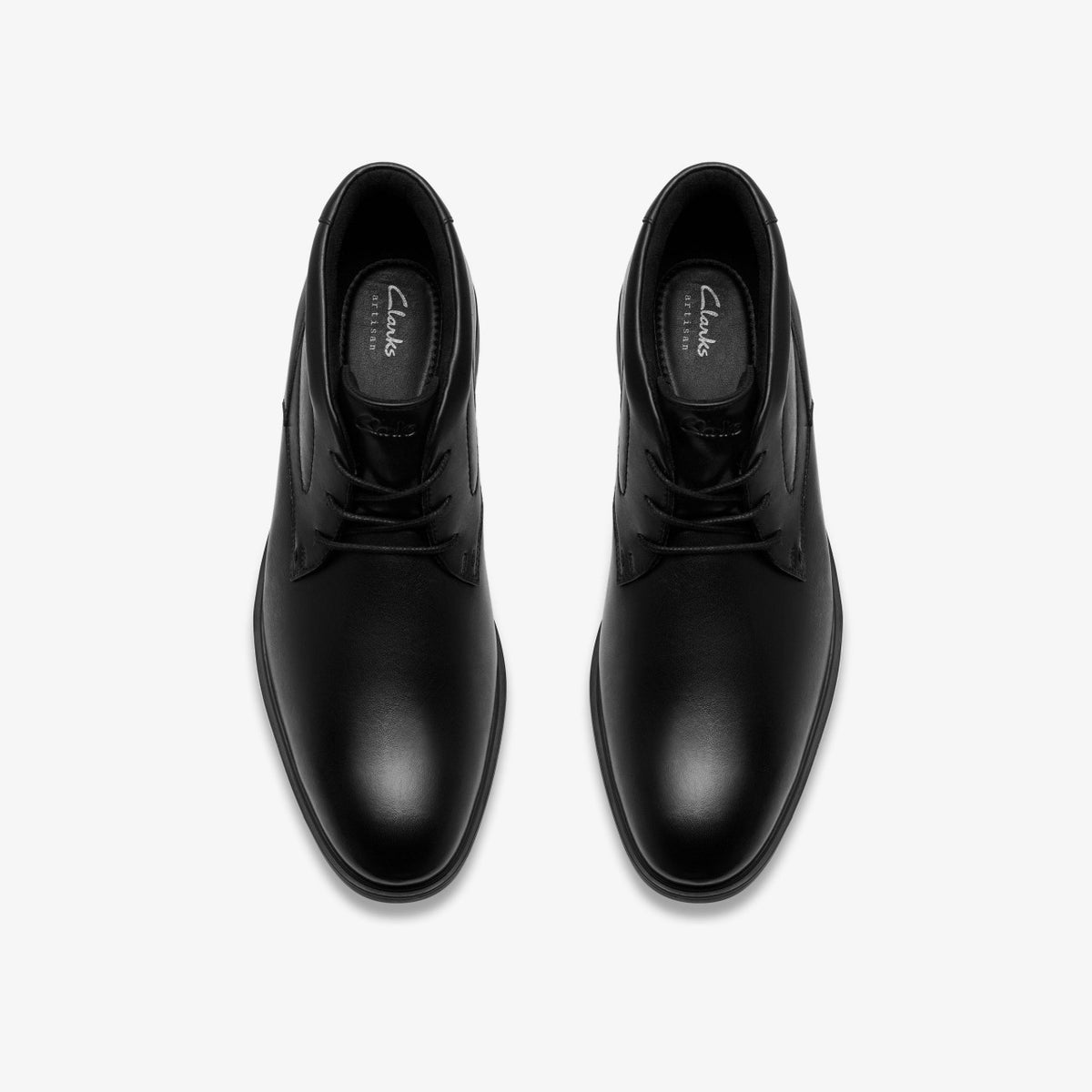 Eldredge Mid Black Leather - Clarks Men