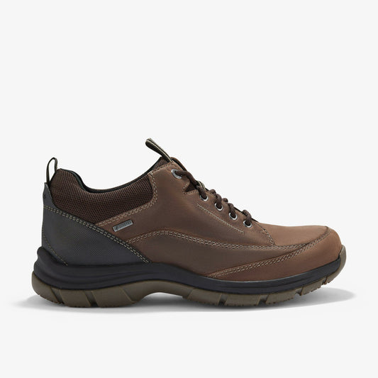 Spypath Lo GORE-TEX Dark Brown Leather - Clarks Men