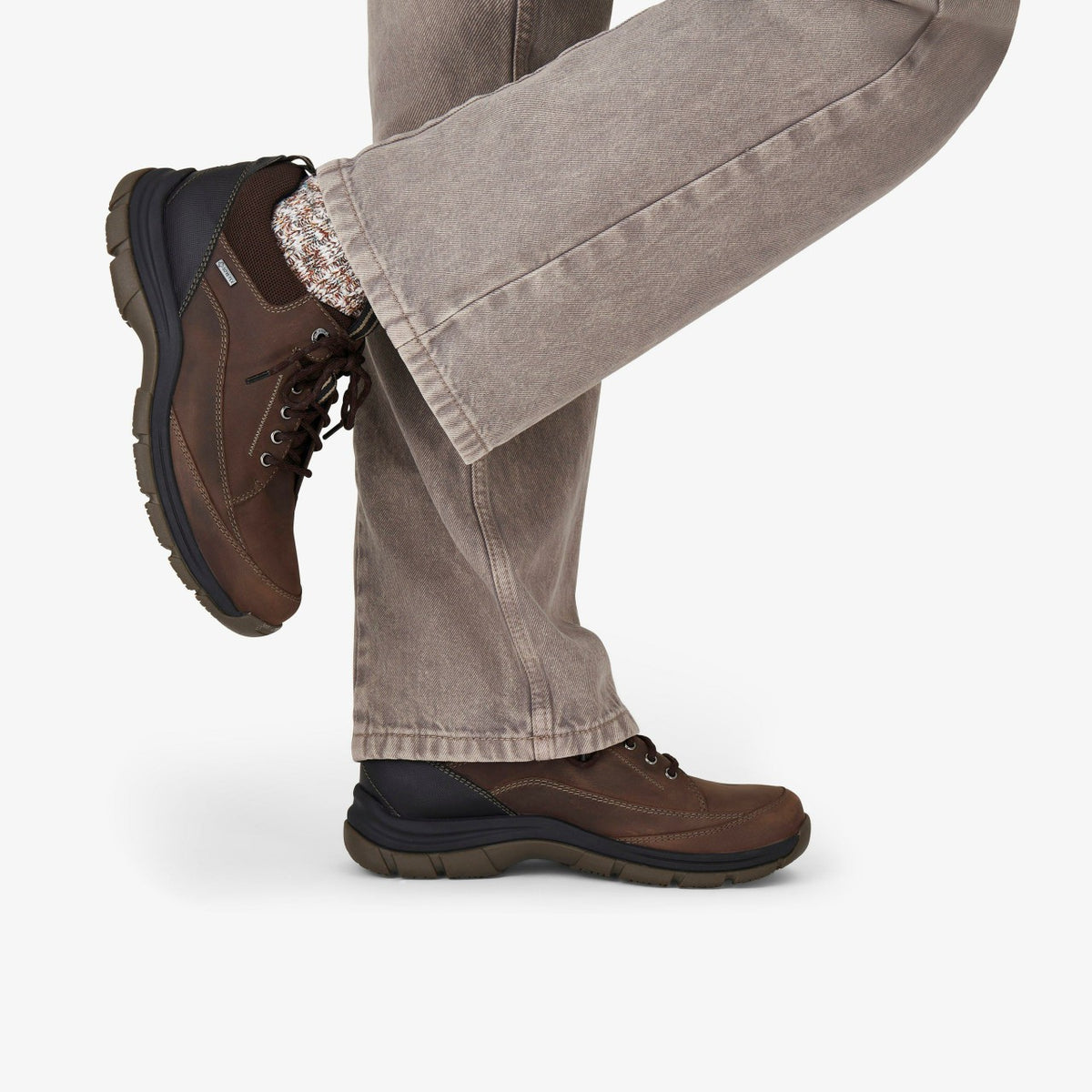 Spypath Lo GORE-TEX Dark Brown Leather - Clarks Men