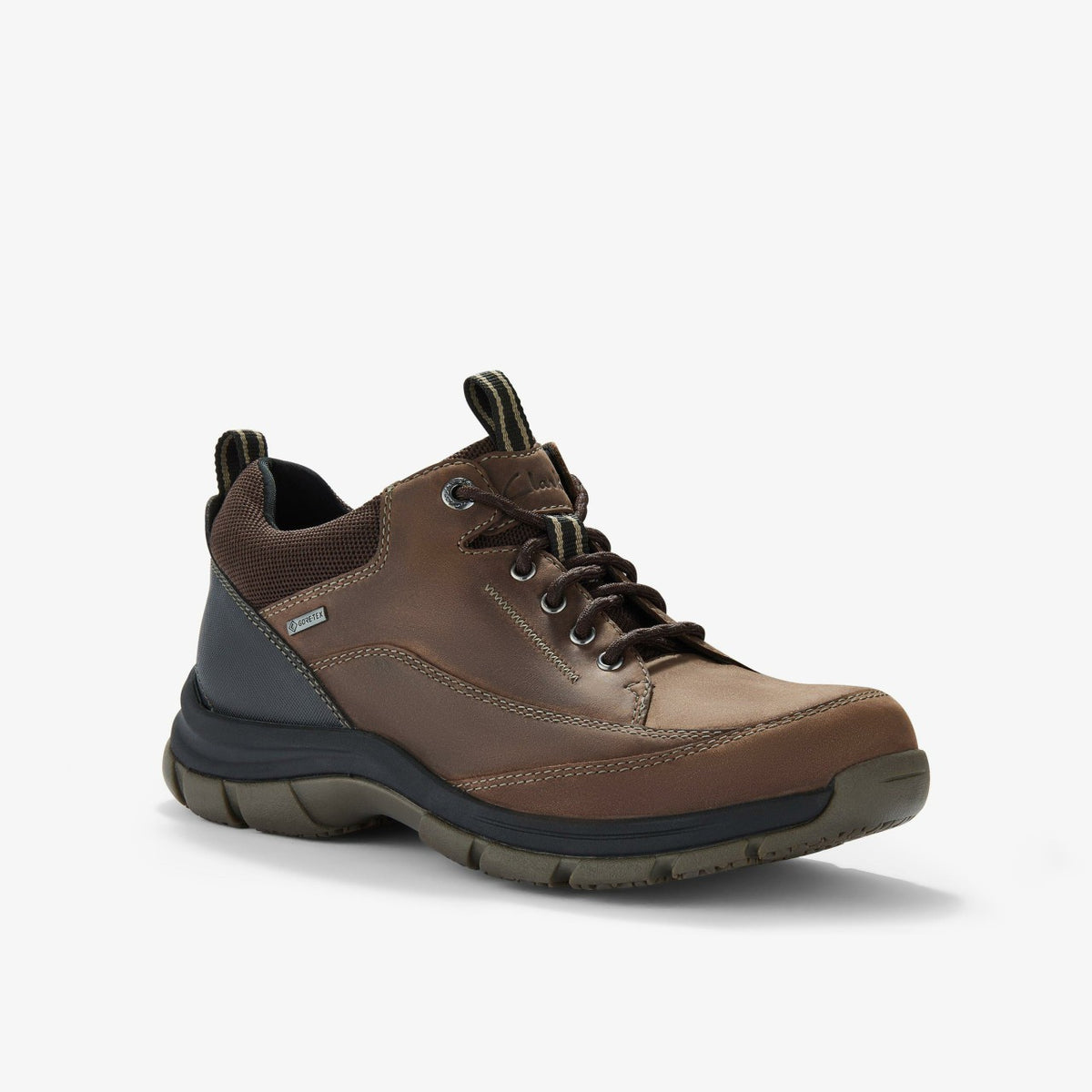 Spypath Lo GORE-TEX Dark Brown Leather - Clarks Men