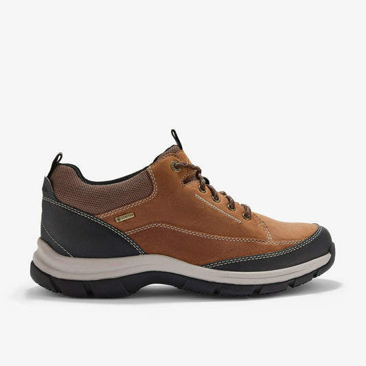 Spypath Lo GORE-TEX Dark Tan Leather - Clarks Men