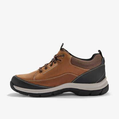 Spypath Lo GORE-TEX Dark Tan Leather - Clarks Men