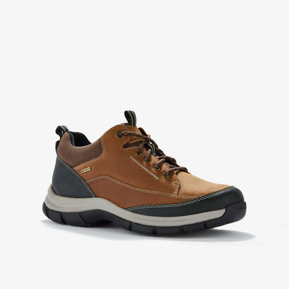 Spypath Lo GORE-TEX Dark Tan Leather - Clarks Men