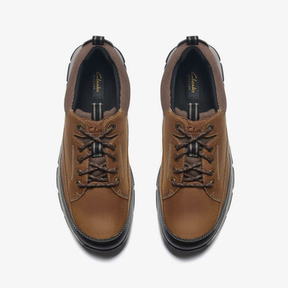 Spypath Lo GORE-TEX Dark Tan Leather - Clarks Men