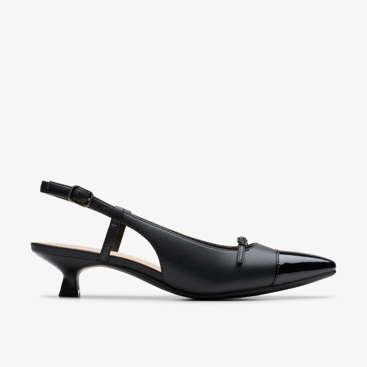 Scarlyt Rowan Black Leather - Clarks Women
