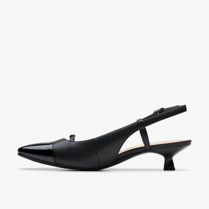 Scarlyt Rowan Black Leather - Clarks Women