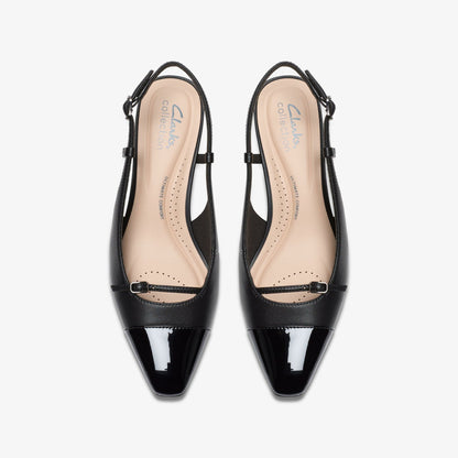 Scarlyt Rowan Black Leather - Clarks Women