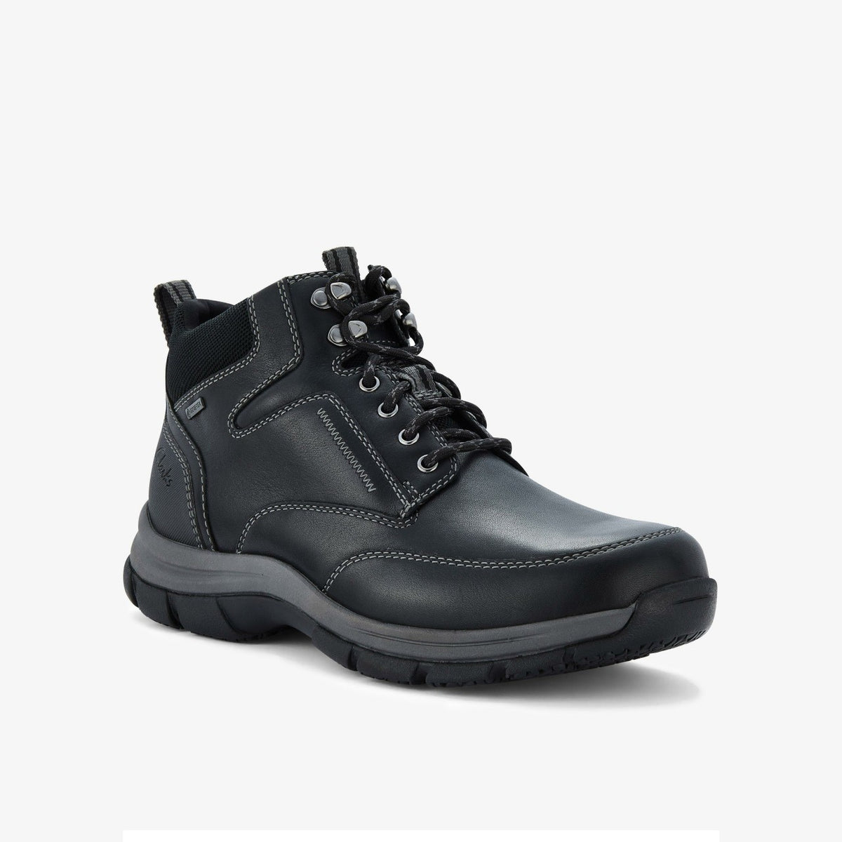 Spypath Hi GORE-TEX Black Leather - Clarks Men