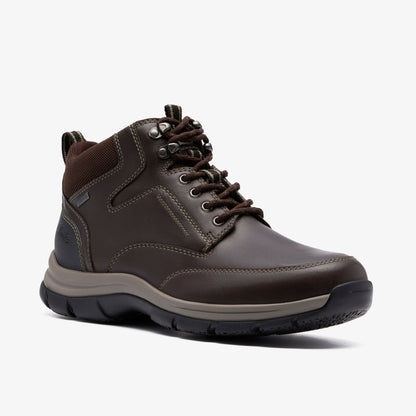 Spypath Hi GORE-TEX Dark Brown Leather - Clarks Men