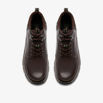 Spypath Hi GORE-TEX Dark Brown Leather - Clarks Men
