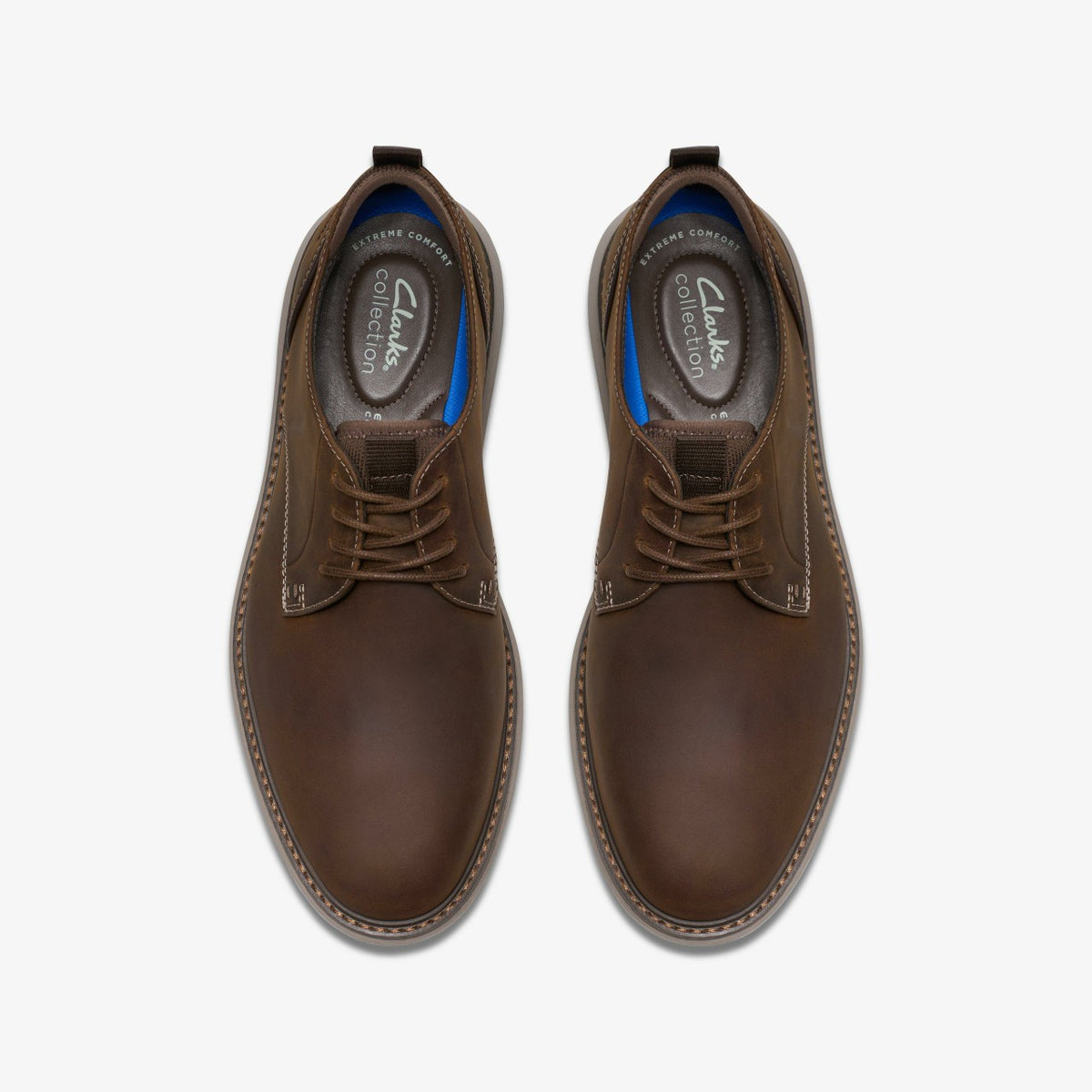 Brantin Plain Beeswax Leather - Clarks Men