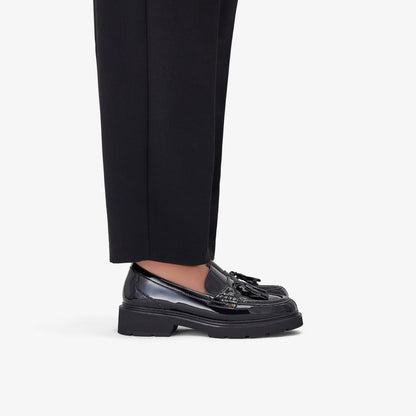 Lauryl Tassel Black Patent - Clarks Women