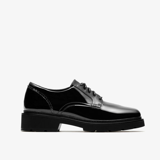 Lauryl Lace Black Patent - Clarks Women
