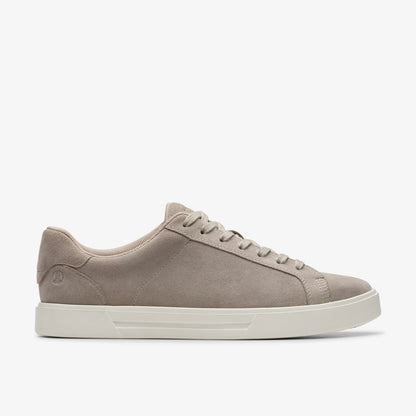Romsey Lace Grey Suede - Clarks Men