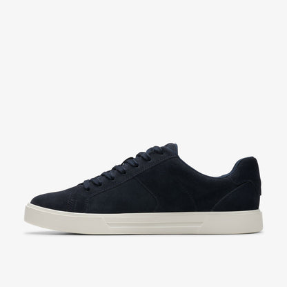 Romsey Lace Navy Suede - Clarks Men