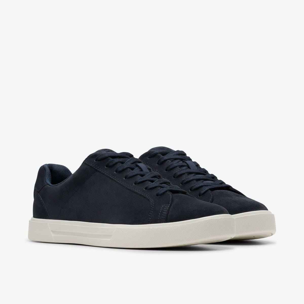 Romsey Lace Navy Suede - Clarks Men