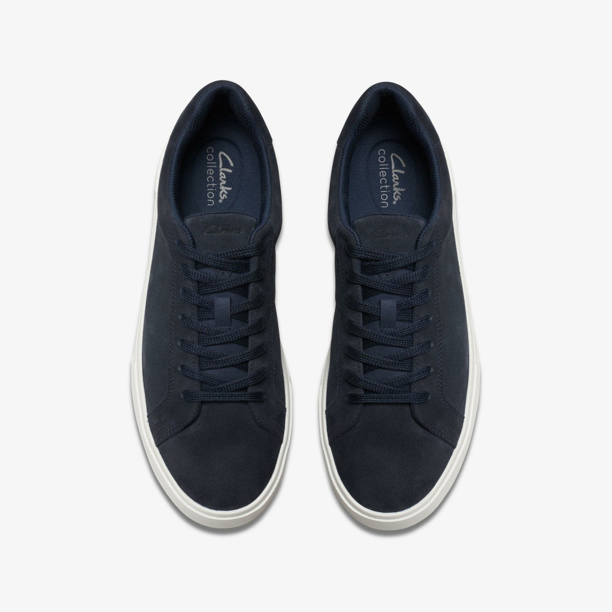Romsey Lace Navy Suede - Clarks Men
