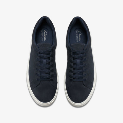 Romsey Lace Navy Suede - Clarks Men