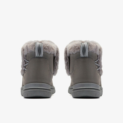 Brinkley Fur Dark Grey Combination - Clarks Women