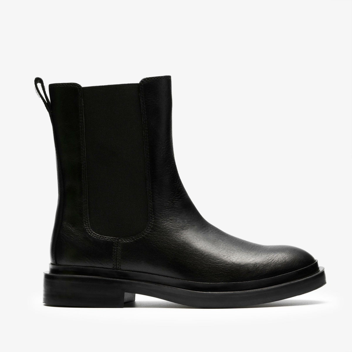 Previa Top Black Leather - Clarks Women