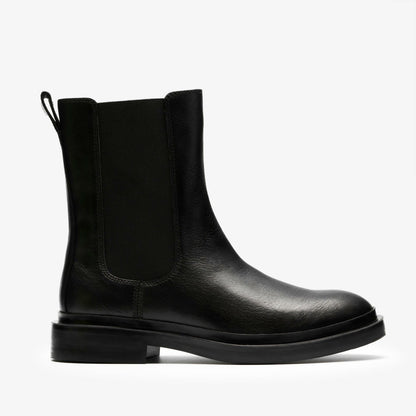 Previa Top Black Leather - Clarks Women