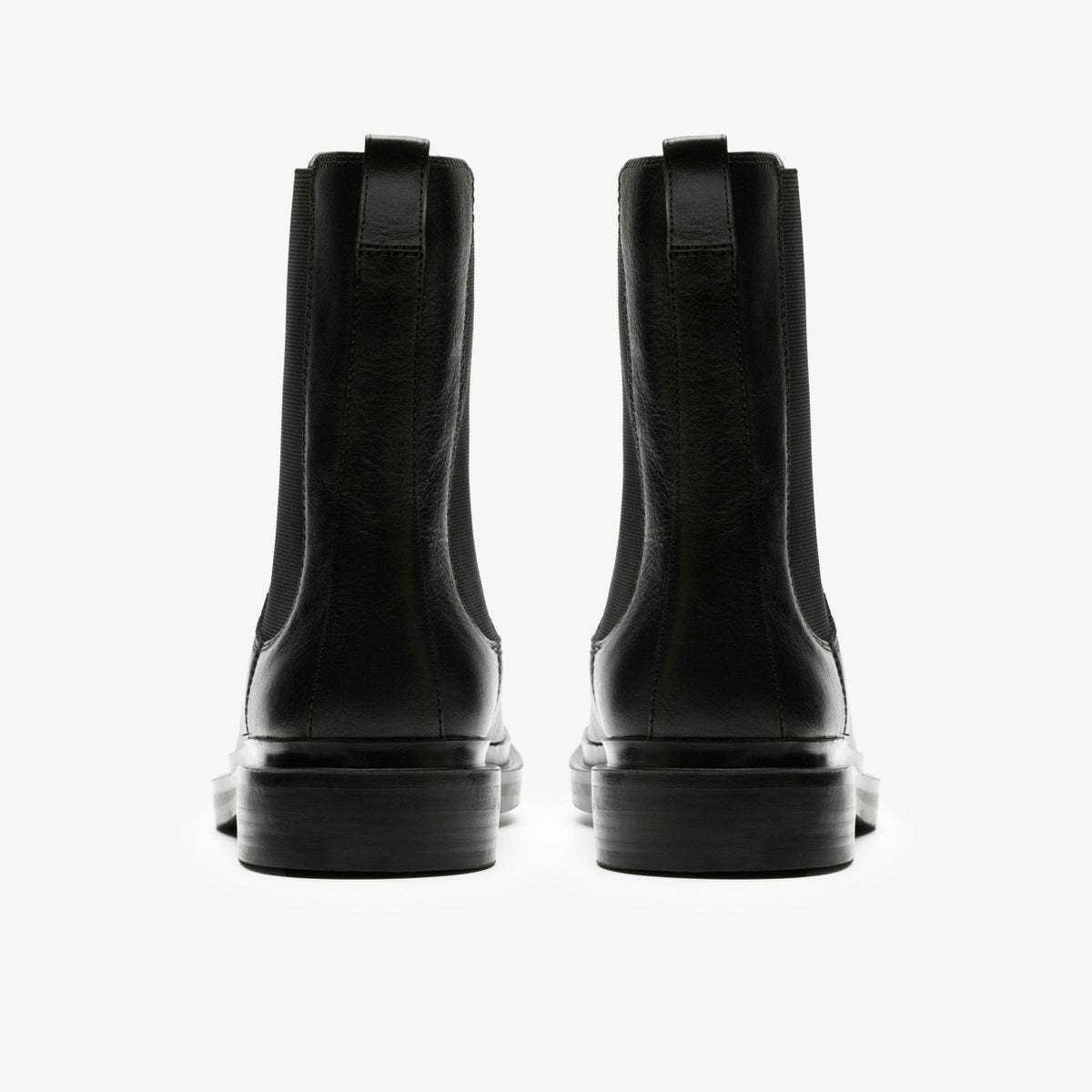 Previa Top Black Leather - Clarks Women