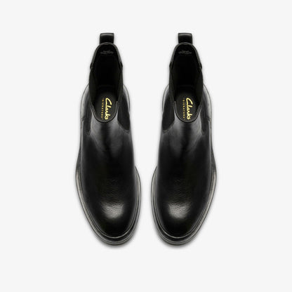 Previa Top Black Leather - Clarks Women