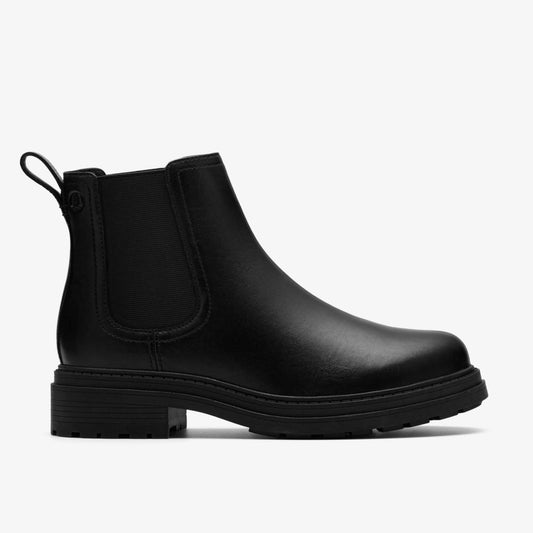 Orinoco3 Lane Black Leather - Clarks Women