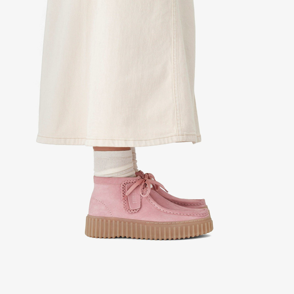 Torhill Moss Dusty Rose Suede - Clarks Women