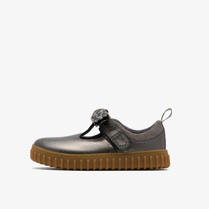 Cove Bow Toddler Silver Metallic - Clarks Kids