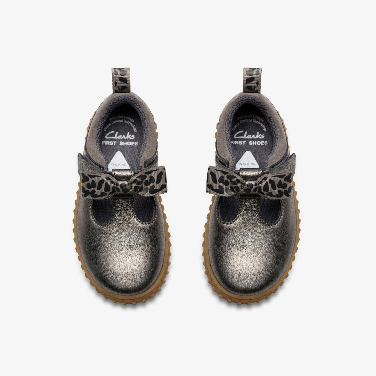 Cove Bow Toddler Silver Metallic - Clarks Kids
