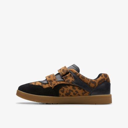 Disco Vibe Kid Leopard Print - Clarks Kids