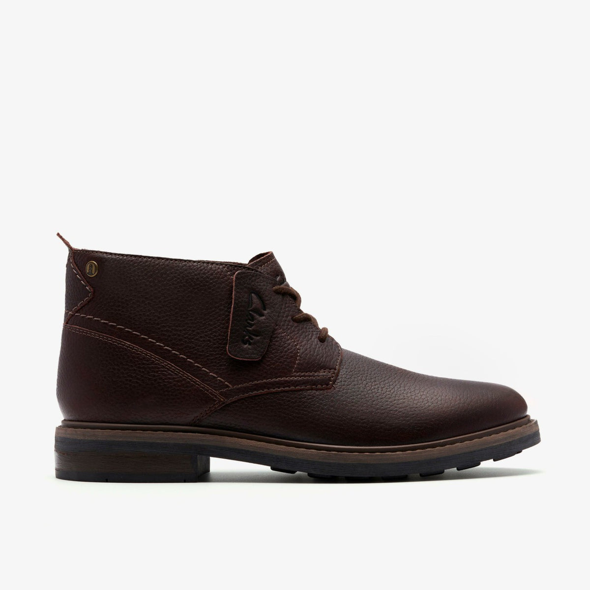 Newford Mid Waterproof Brown Warmlined Leather - Clarks Men