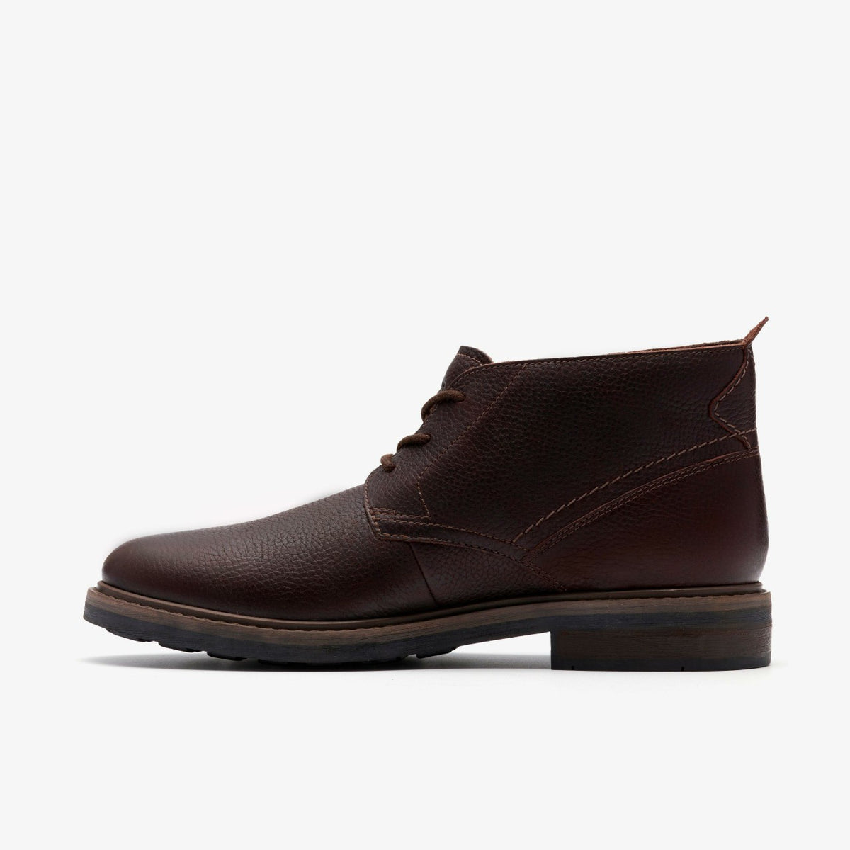 Newford Mid Waterproof Brown Warmlined Leather - Clarks Men
