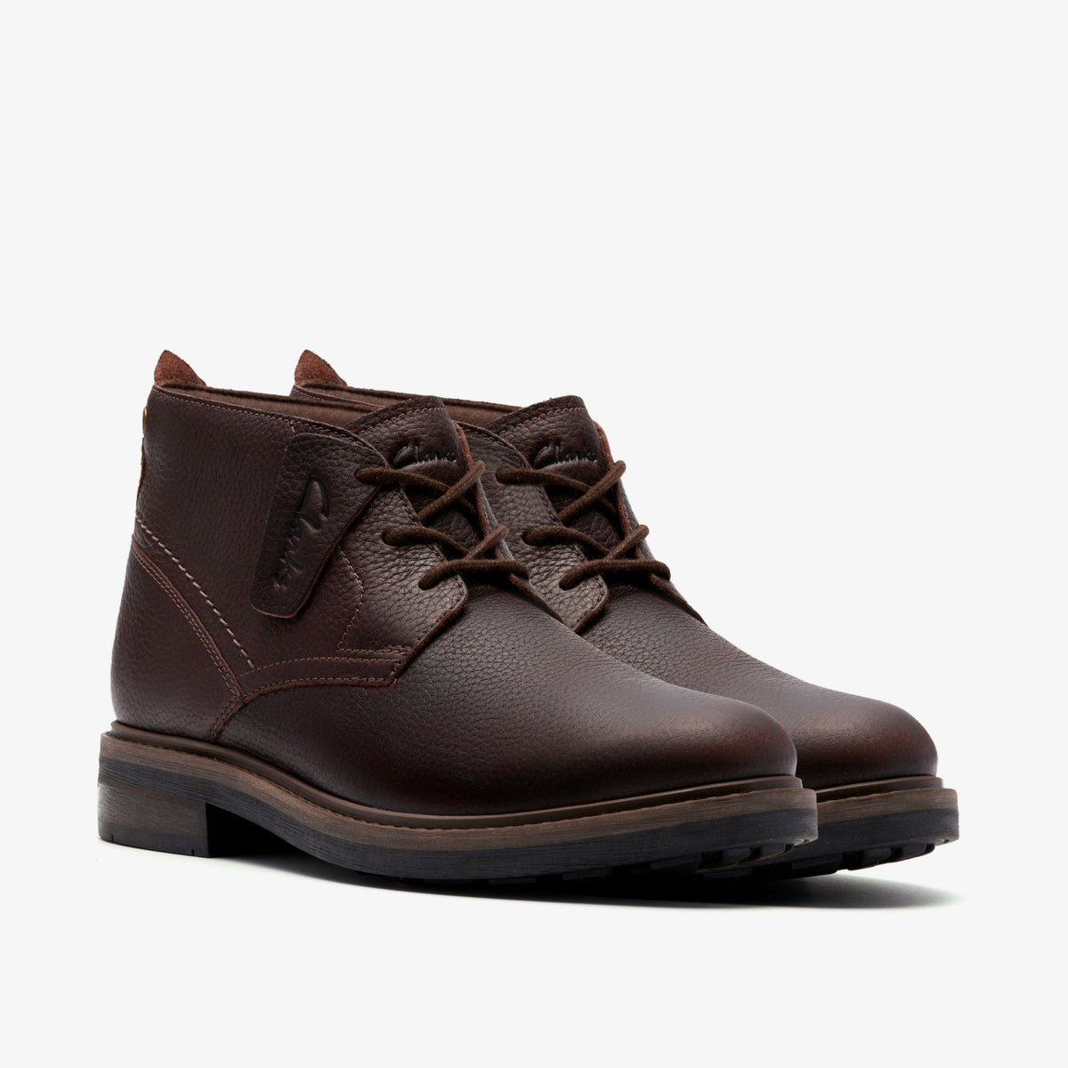 Newford Mid Waterproof Brown Warmlined Leather - Clarks Men