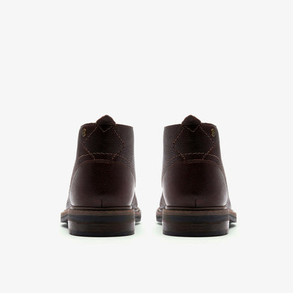 Newford Mid Waterproof Brown Warmlined Leather - Clarks Men