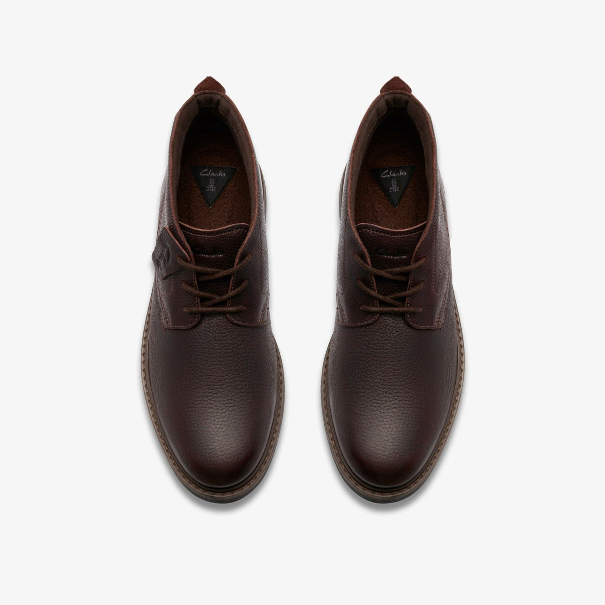 Newford Mid Waterproof Brown Warmlined Leather - Clarks Men