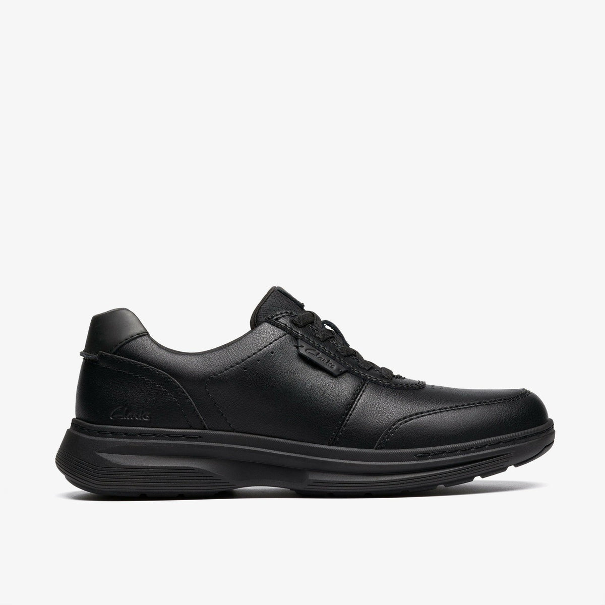 Craftwell Lace Black Leather - Clarks Men
